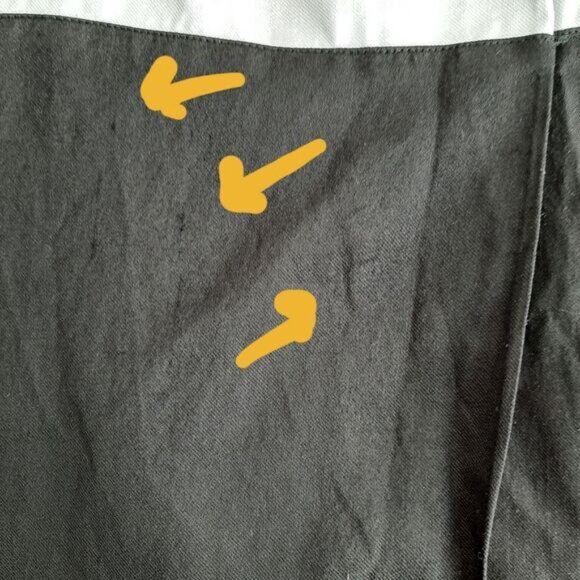 CLUB MONACO Sleeveless Shell Top Strippe Pattern B&W Crewneck Sz S Flawed - Picture 14 of 16